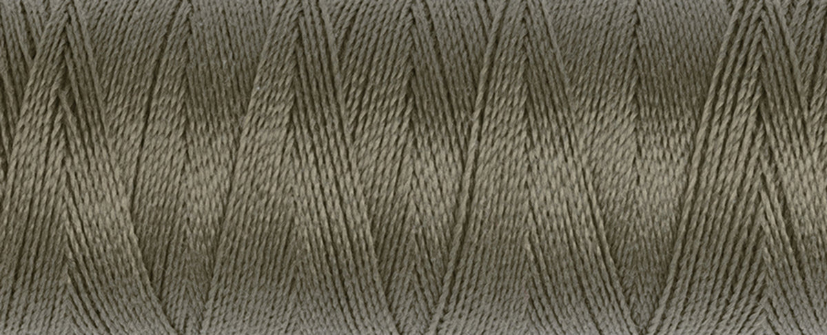 Spool of khaki Gutermann Maraflex elastic sewing thread