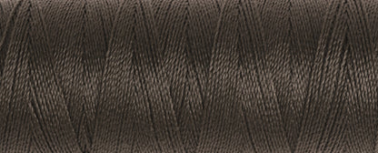 Spool of Gutermann Maraflex elastic thread in chocolate