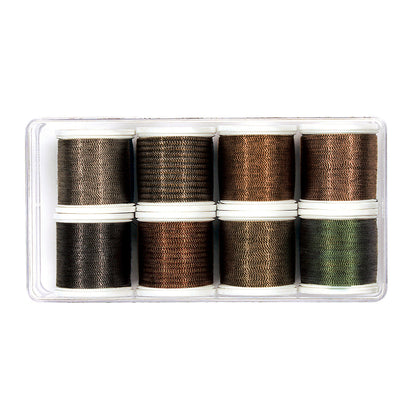 Madeira gift box of eight Metallic Soft thread spools