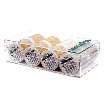 Madeira gift box of eight Heavy Metal metallic thread spools