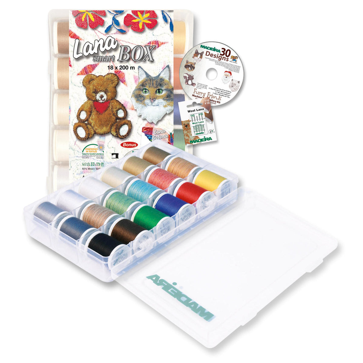 Madeira Smartbox of Lana No.12 thread spools