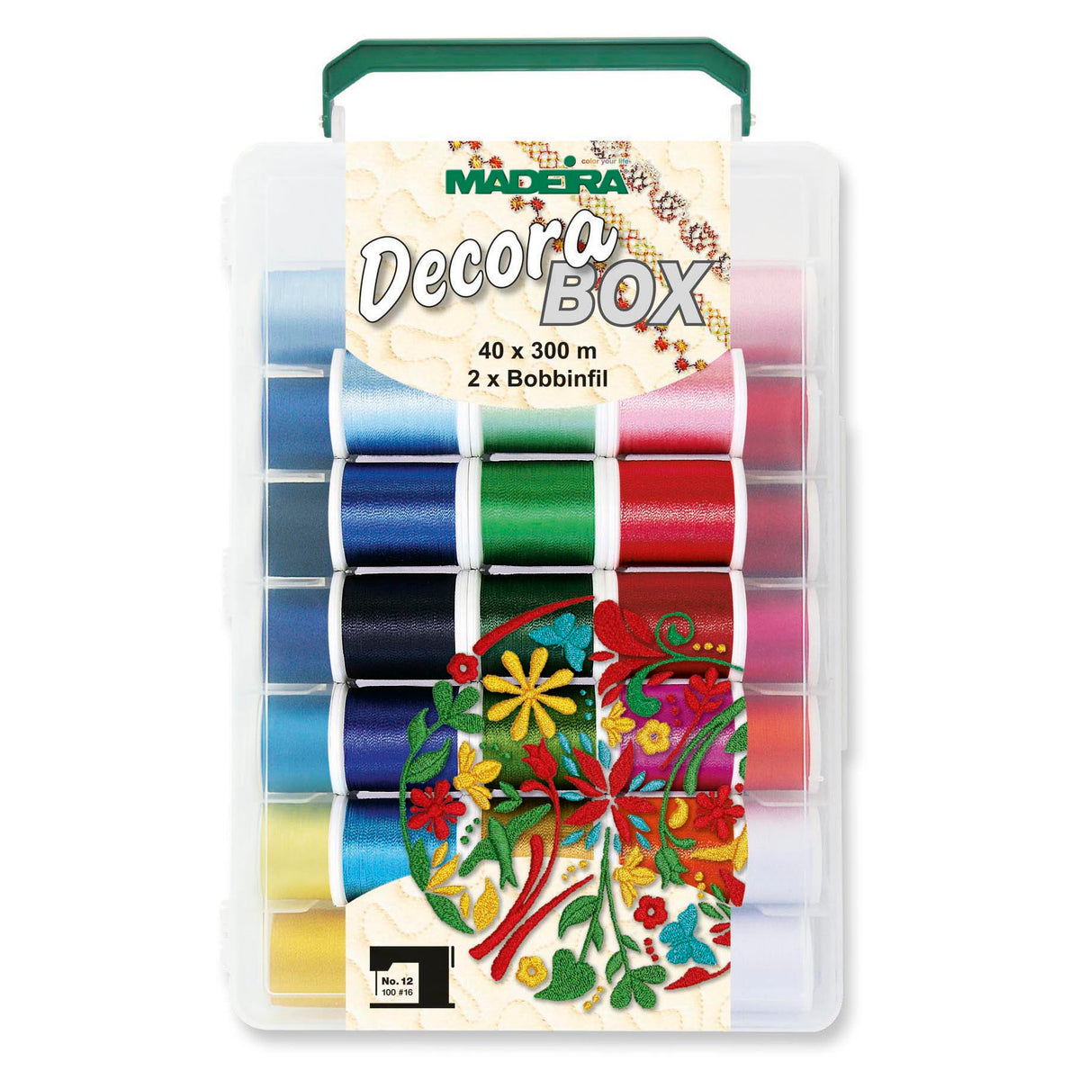 Madeira Softbox of Decora No.12 thread spools