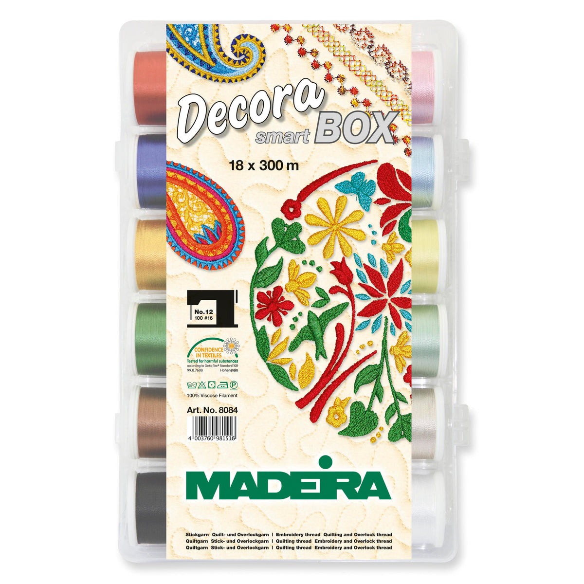 Madeira Smartbox of Decora No.12 thread spools
