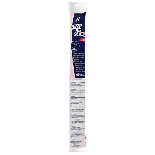 Pack of Hemline Heat 'n' Seal Ultra iron-on adhesive