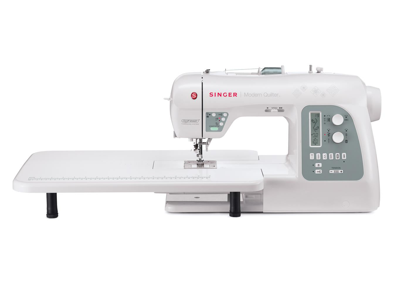 Singer Modern Quilter 8500q Sewing Machine - 25" of workspace inc. extension table