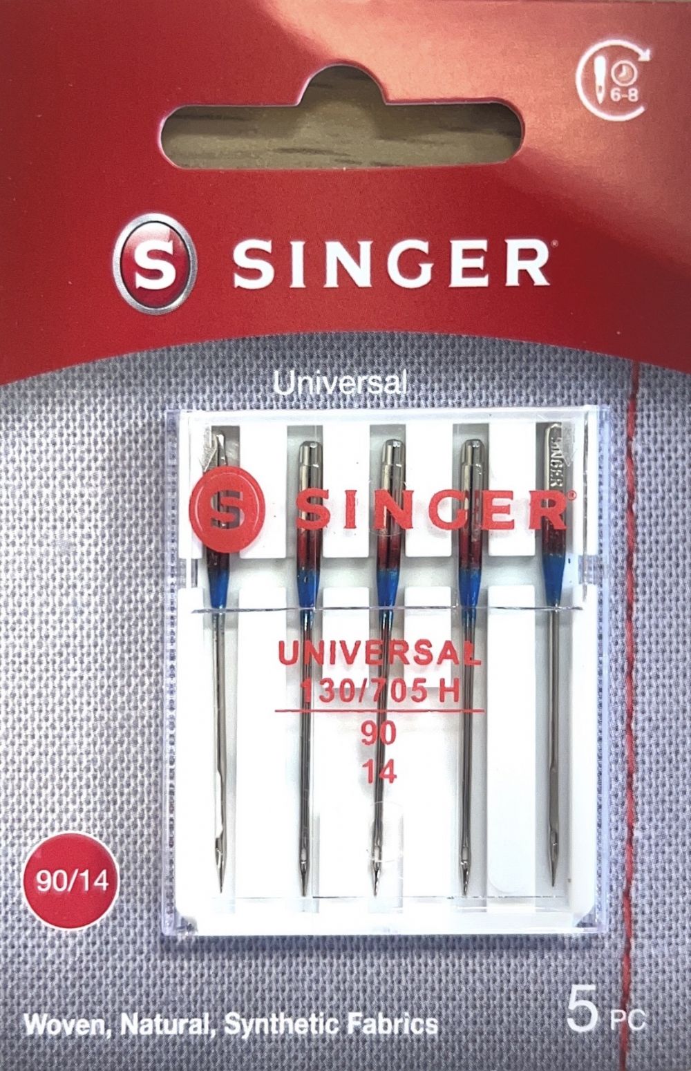 Singer Sewing Machine Needles - Universal 90/12