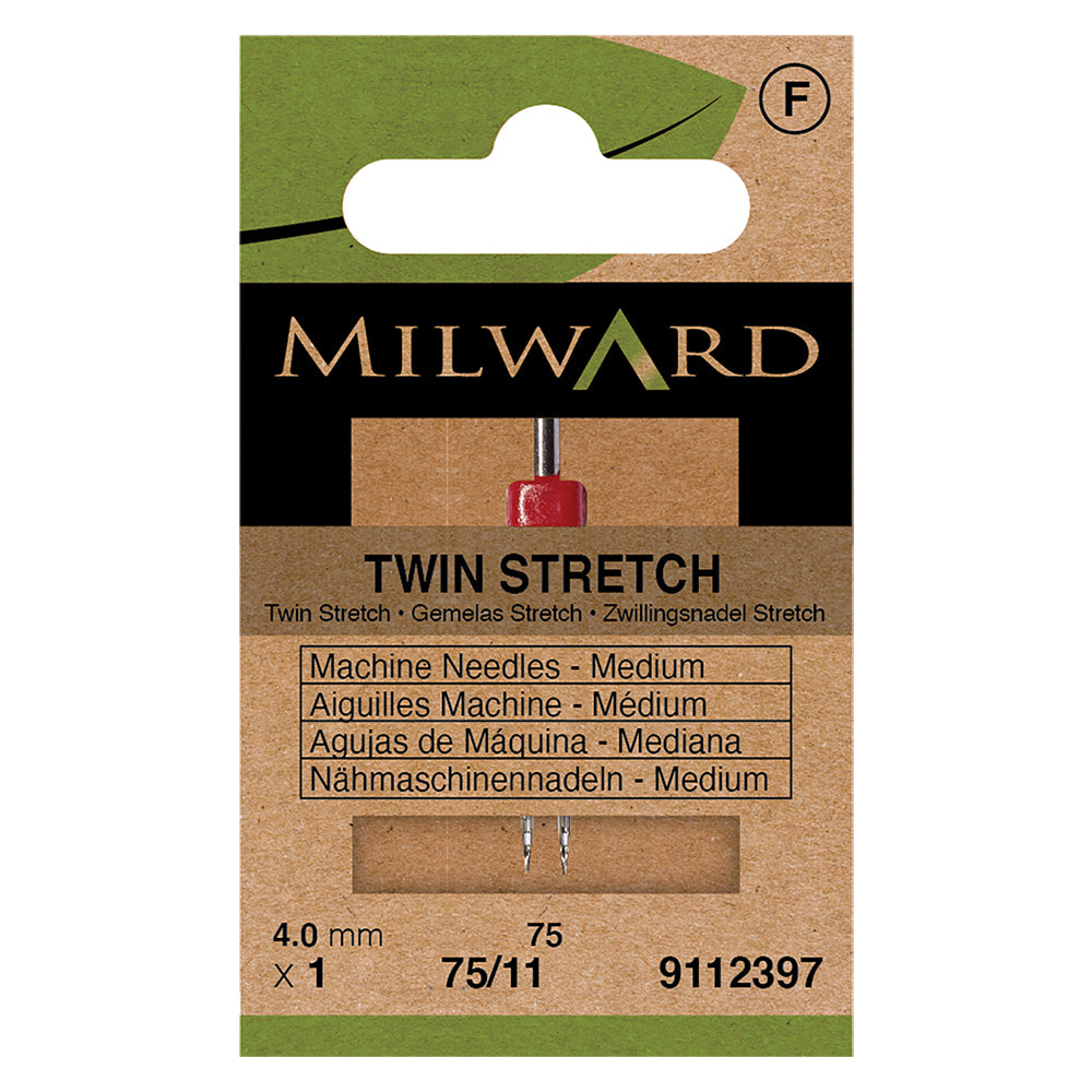 Milward twin stretch sewing machine needle 75/11 4mm
