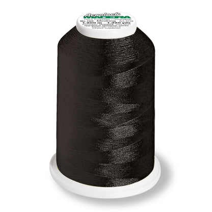 Black spool of Madeira Aerolock overlocker thread