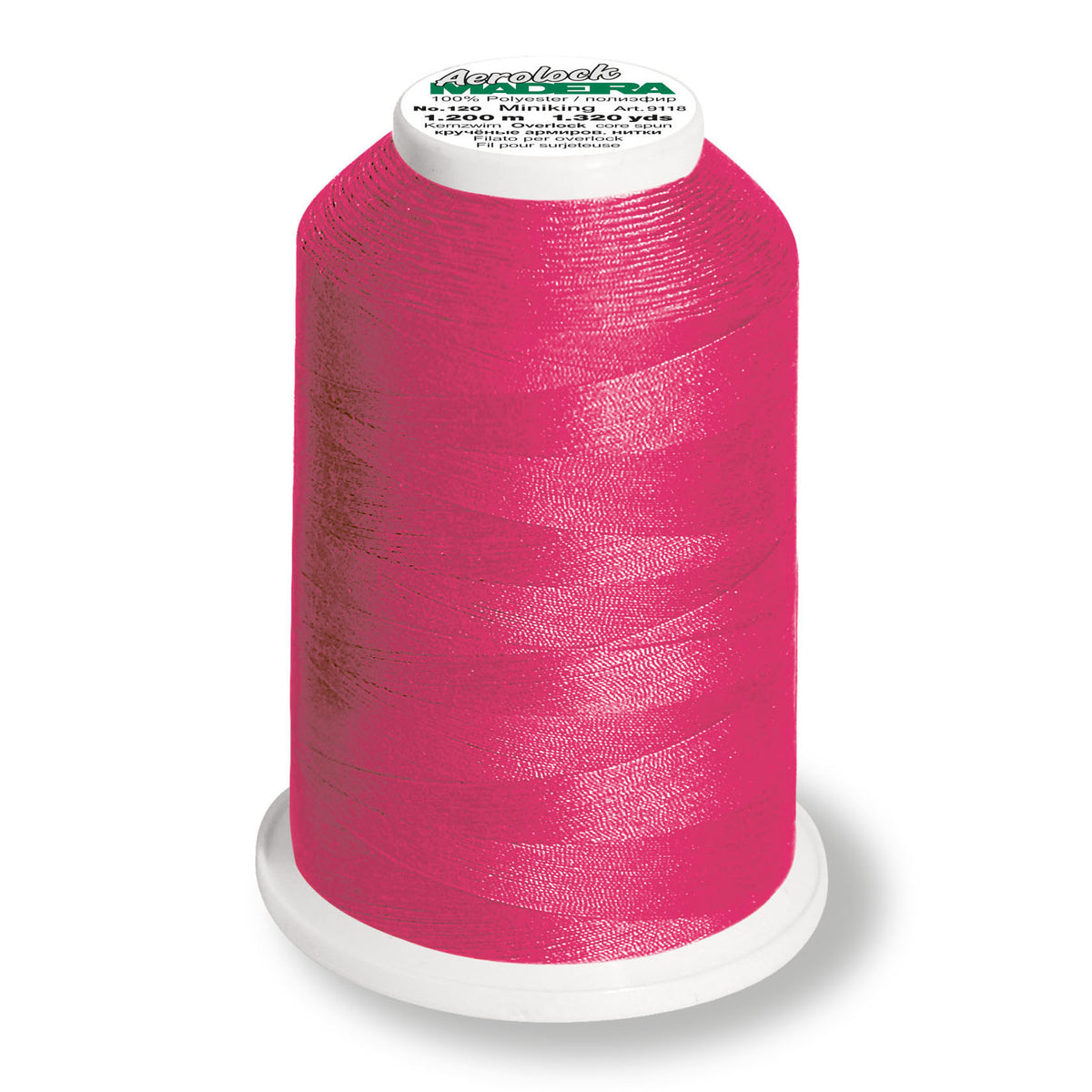Begonia spool of Madeira Aerolock overlocker thread