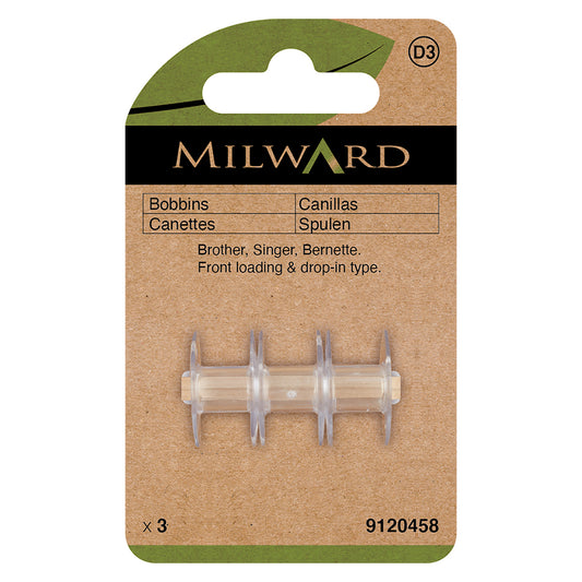 Milward vertical load plastic sewing machine bobbins