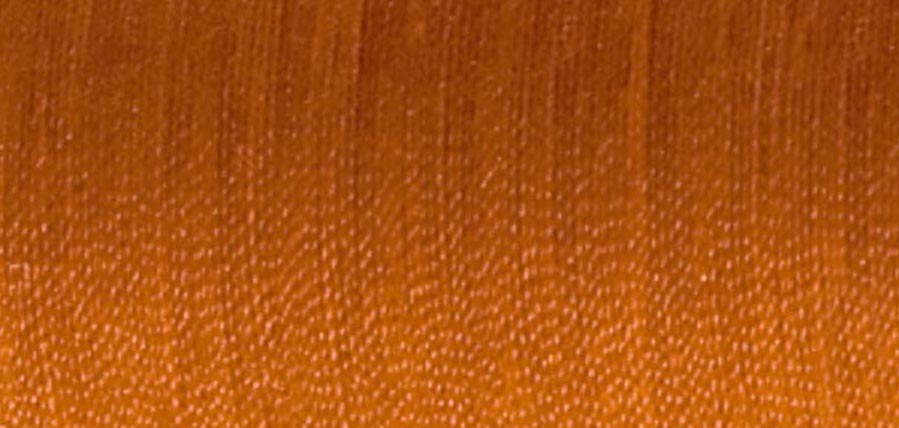 Spool of Madeira Aerofil sewing thread in Orange Sunrise