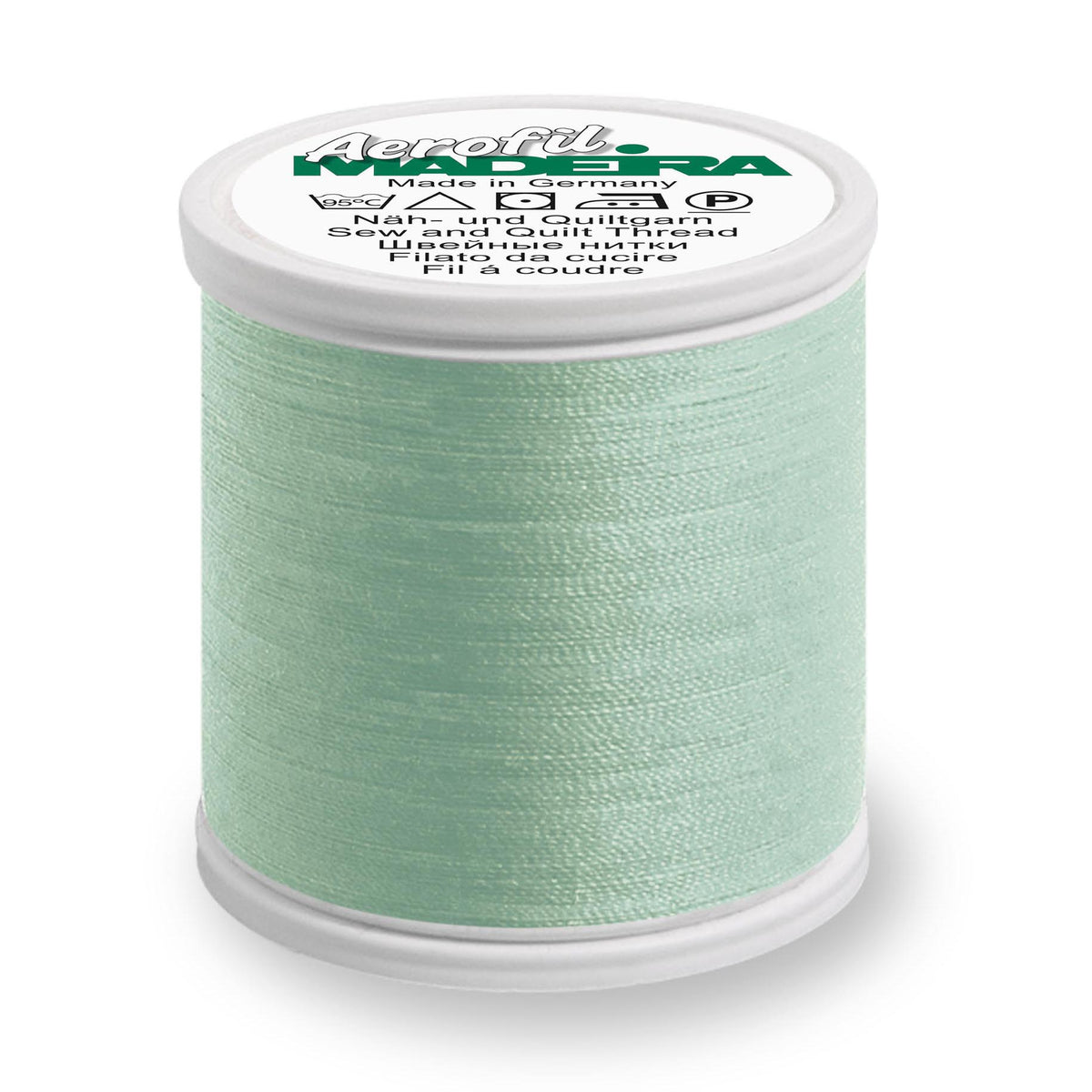 Madeira Aerofil No.120 400m spool of thread in Light Mint