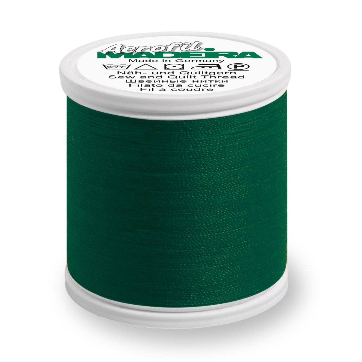 Madeira Aerofil No.120 400m spool of thread in Evergreen