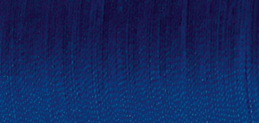 Spool of Madeira Aerofil sewing thread in cobalt blue