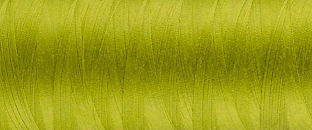 Spool of lime green Madeira AeroQuilt thread