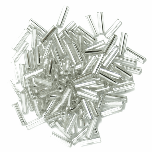 Trimits Silver Bugle Beads - 30g