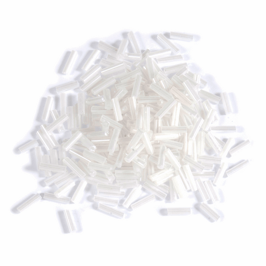 Trimits White Bugle Beads - 30g