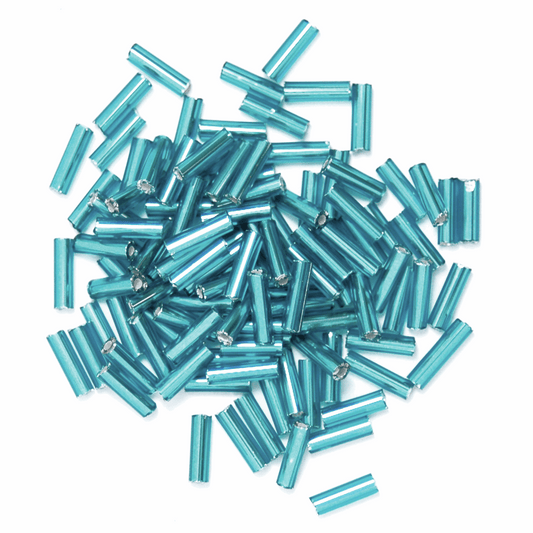 Trimits Ice Blue Bugle Beads - 30g