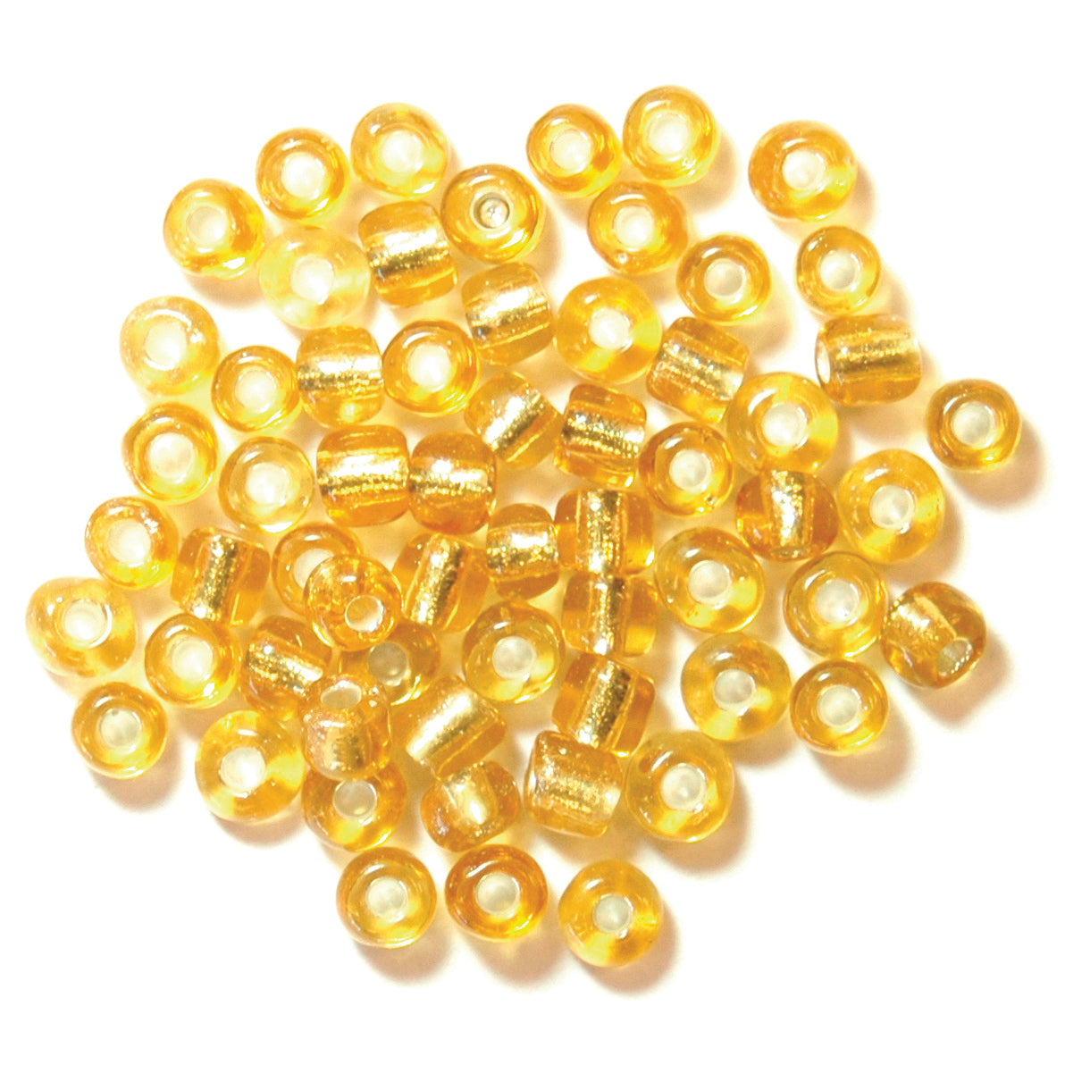 Pack of gold E beads