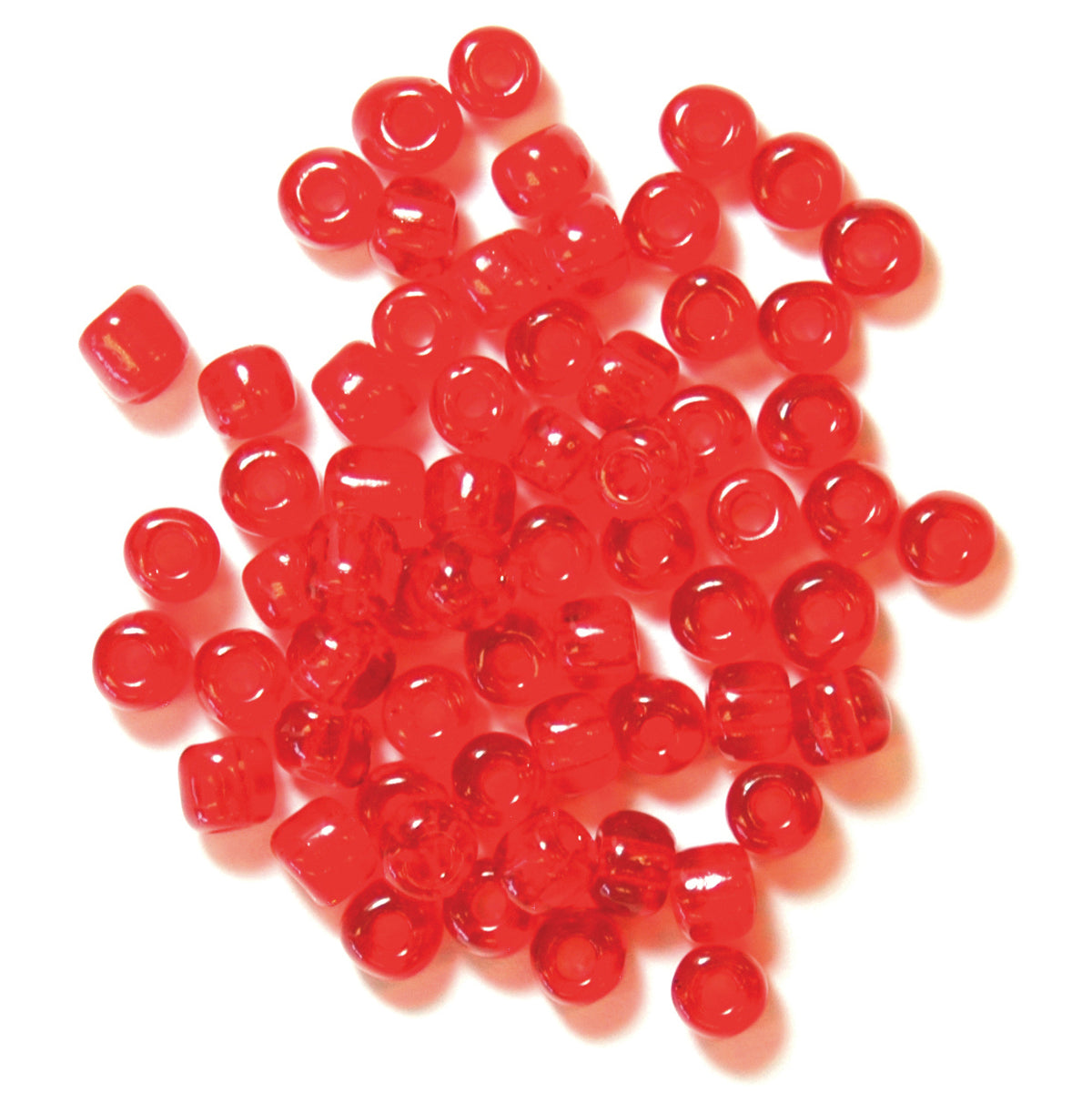 Pack of red E beads