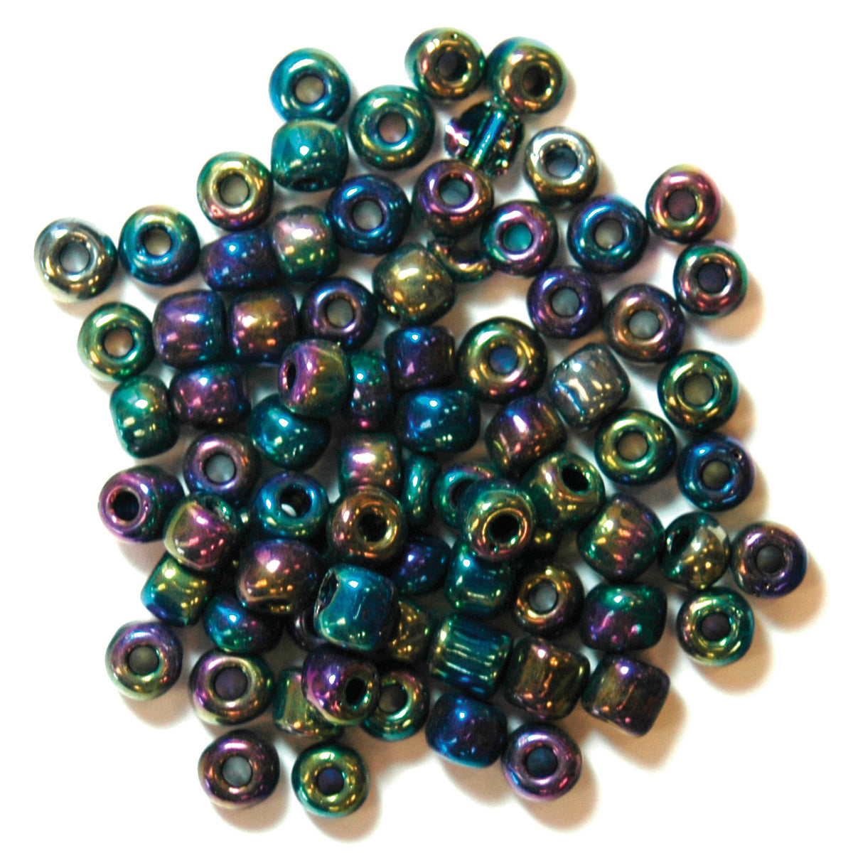 Pack of rainbow E beads