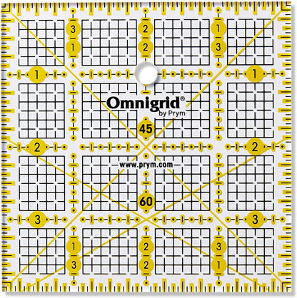 Prym Omnigrid Universal Ruler - 4 x 4 inch