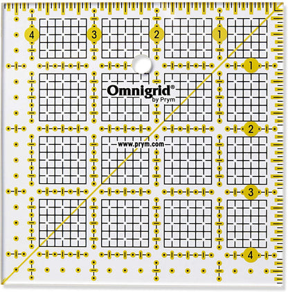 Prym Omnigrid Universal Ruler - 4.5 x 4.5 inch
