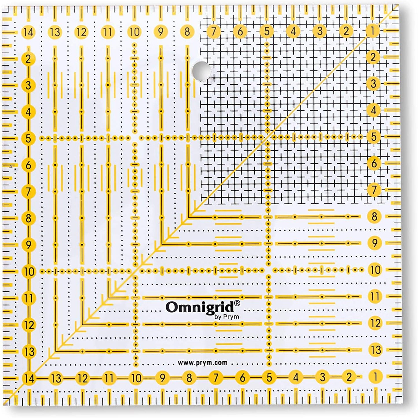 Prym Omnigrid Universal Ruler - 15cm x 15cm