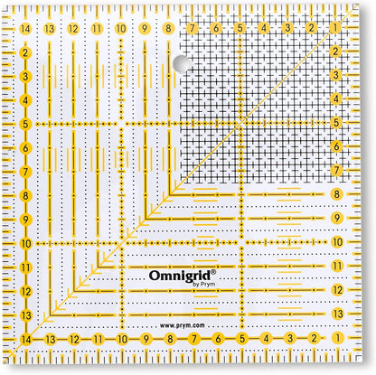 Prym Omnigrid Universal Ruler - 15cm x 15cm