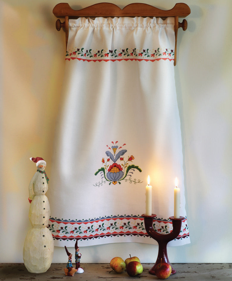 Anchor Mora towel rail cross stitch design