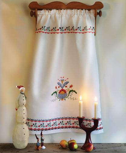 Anchor Mora towel rail cross stitch design