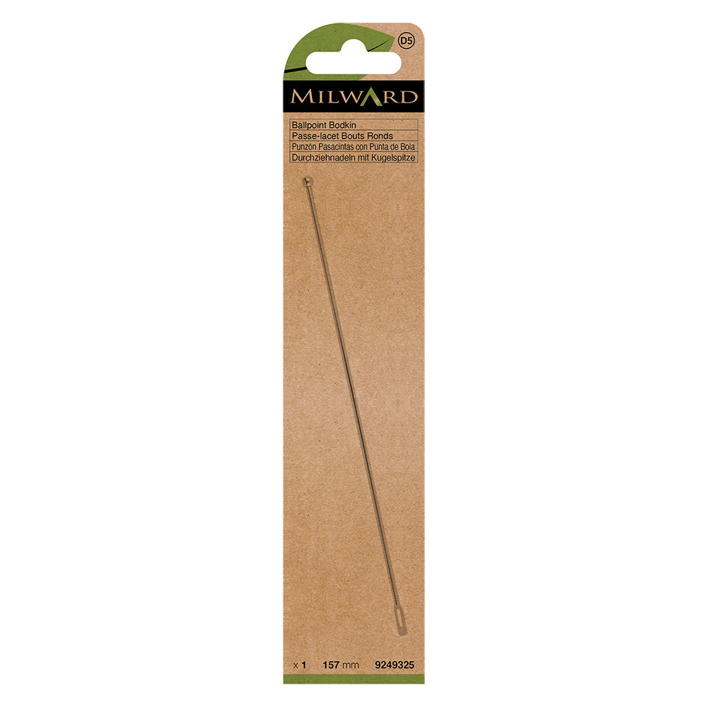 Milward Green long metal ball point bodkin