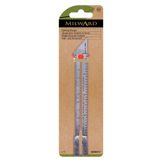 Milward sewing gauge with point turner