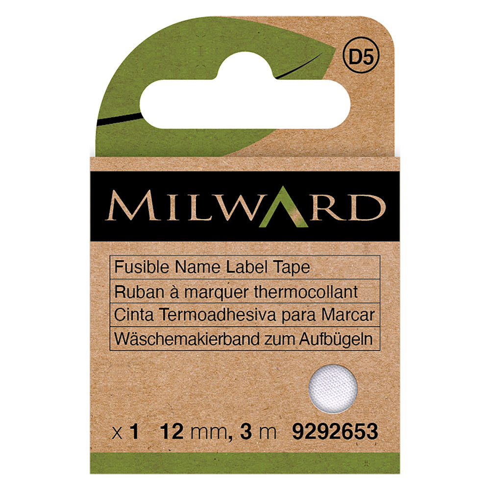 Milward iron-on name label tape