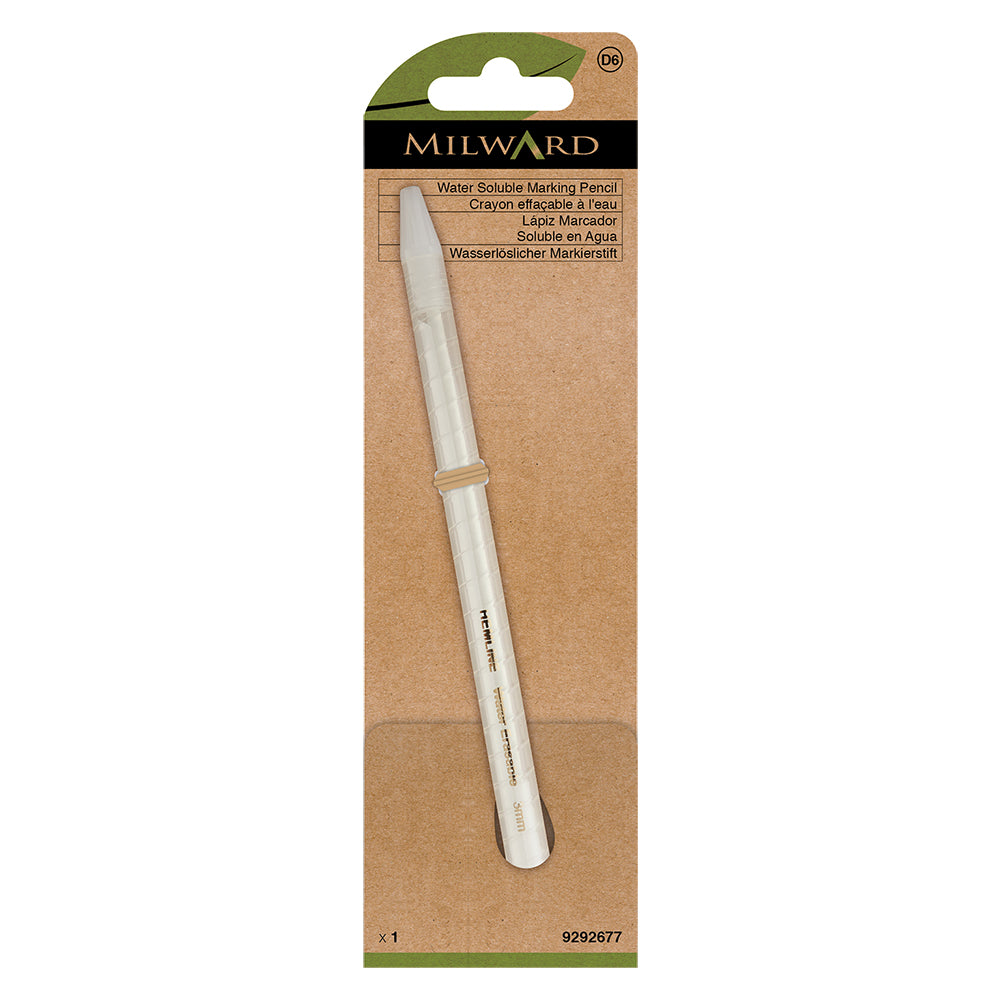 Milward white water soluble twist pencil