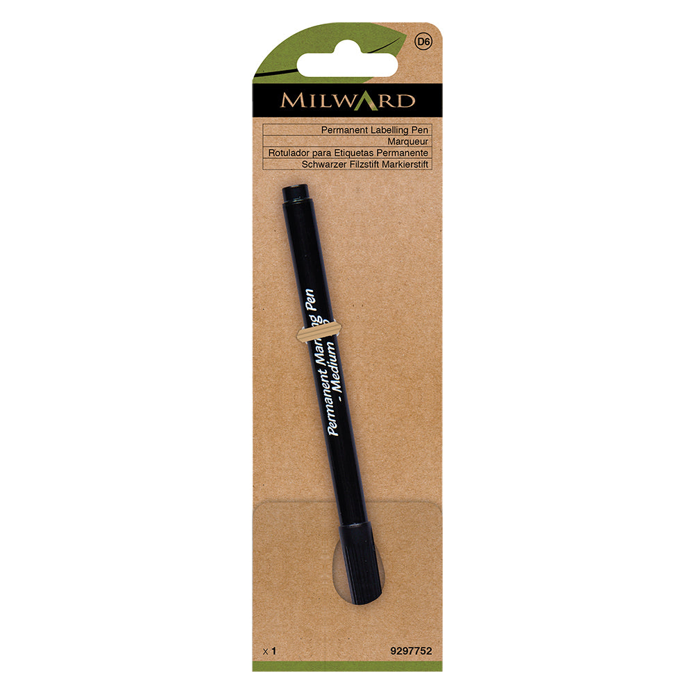 Milward permanent felt tip labelling pen