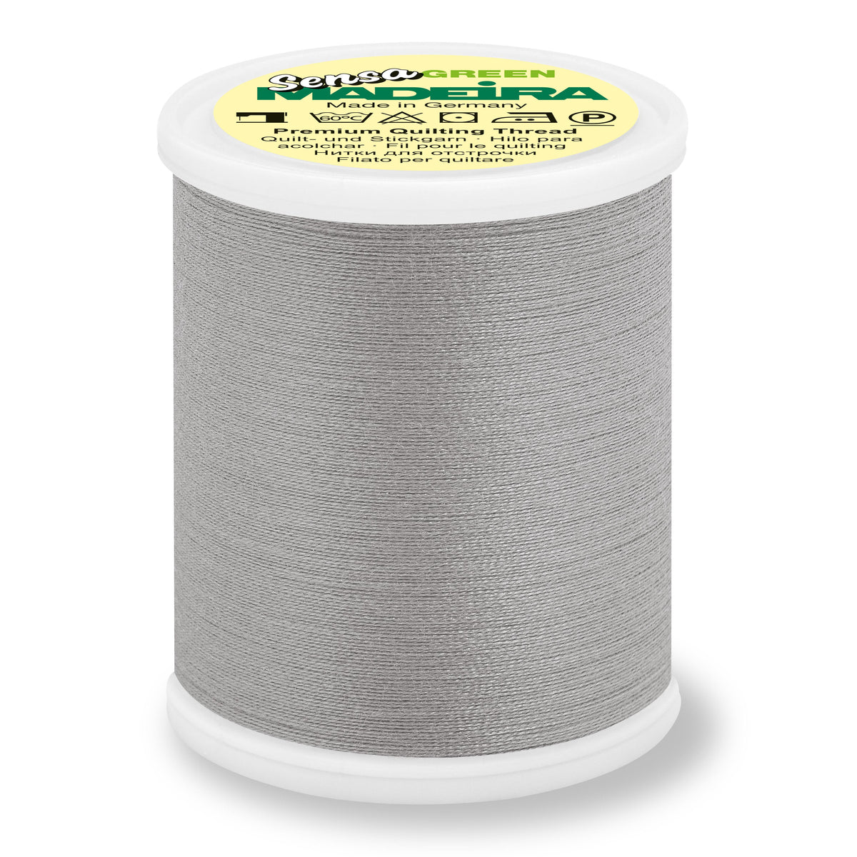 Spool of Madeira Sensa Green No. 40 embroidery thread in Koala