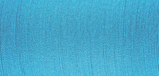 Spool of Madeira Sensa Green embroidery thread in turquoise