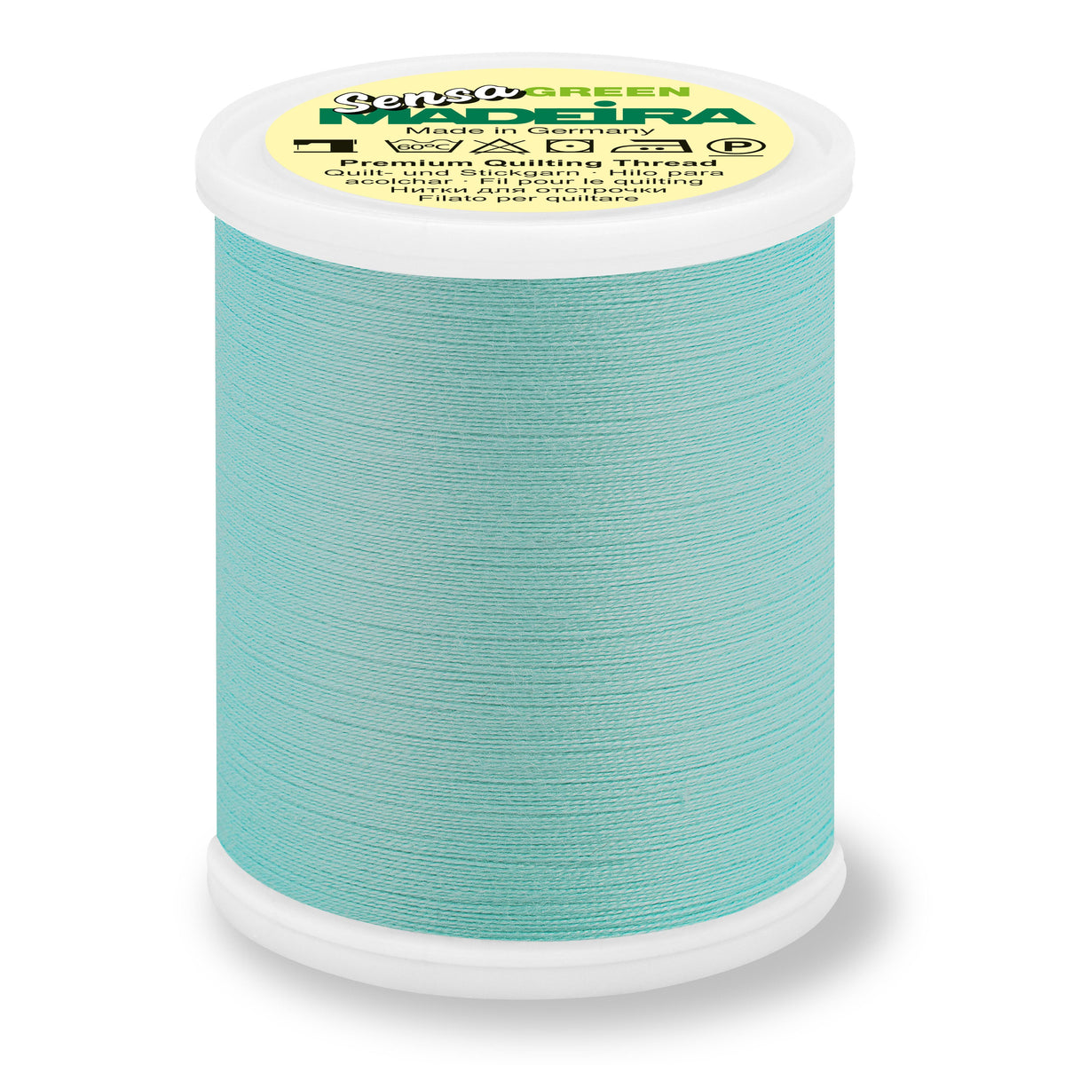 Spool of Madeira Sensa Green No. 40 embroidery thread in Mint