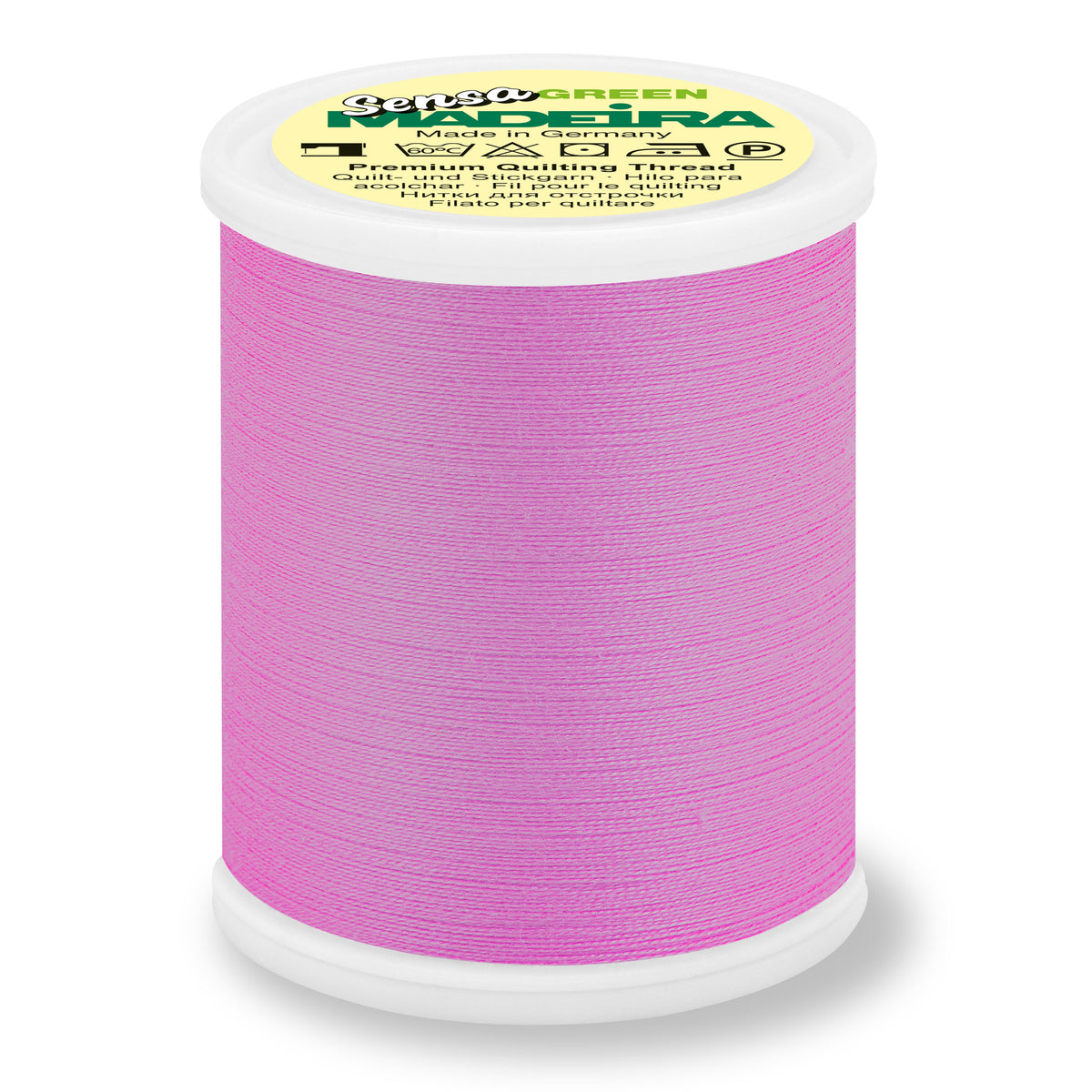 Spool of Madeira Sensa Green No. 40 embroidery thread in Light Pink