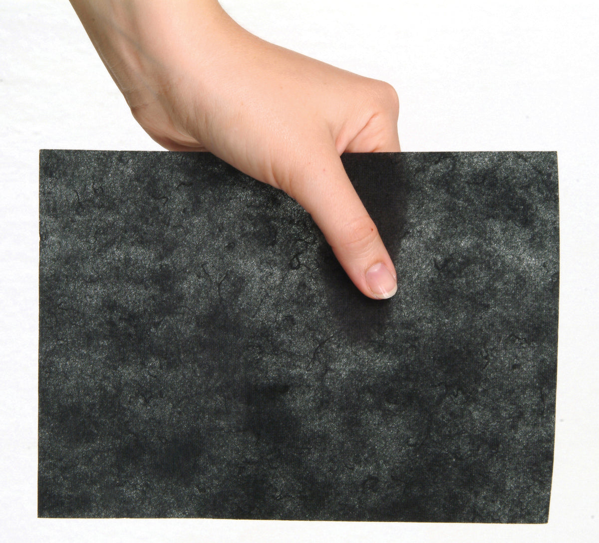 Boxed roll of black Madeira Cotton Soft tear-away stabiliser