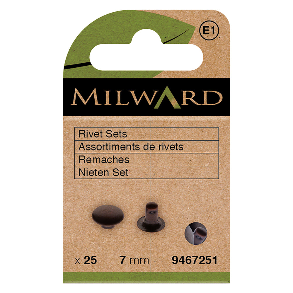 Silver nickel metal rivets