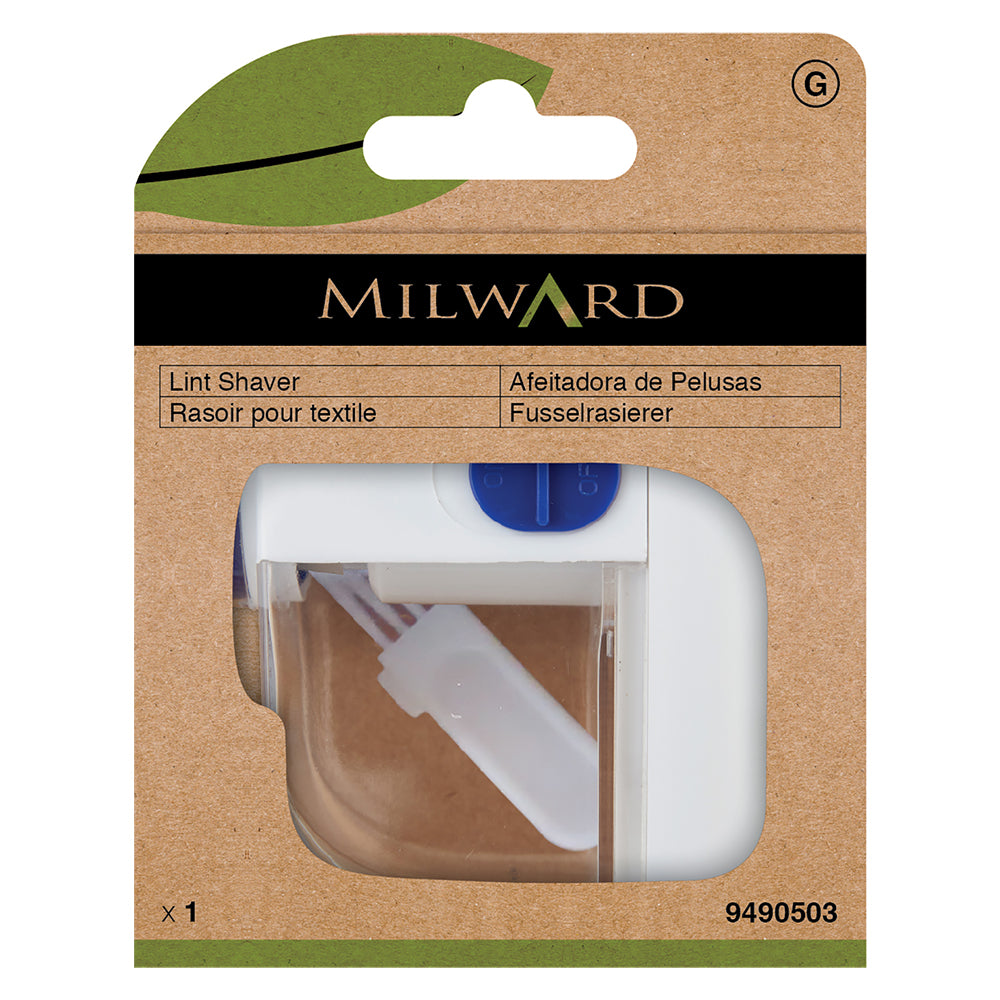 Battery operated lint shaver