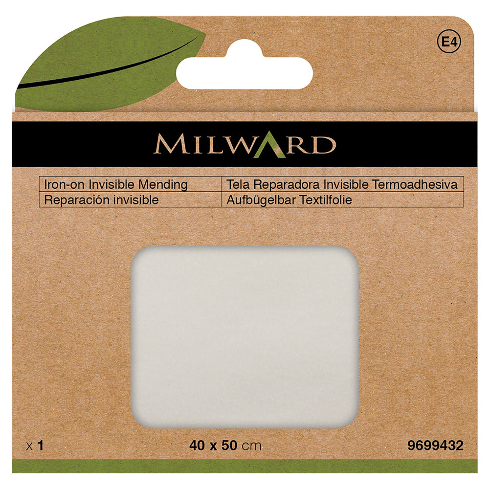 Packet of transparent iron-on invisible mending sheet