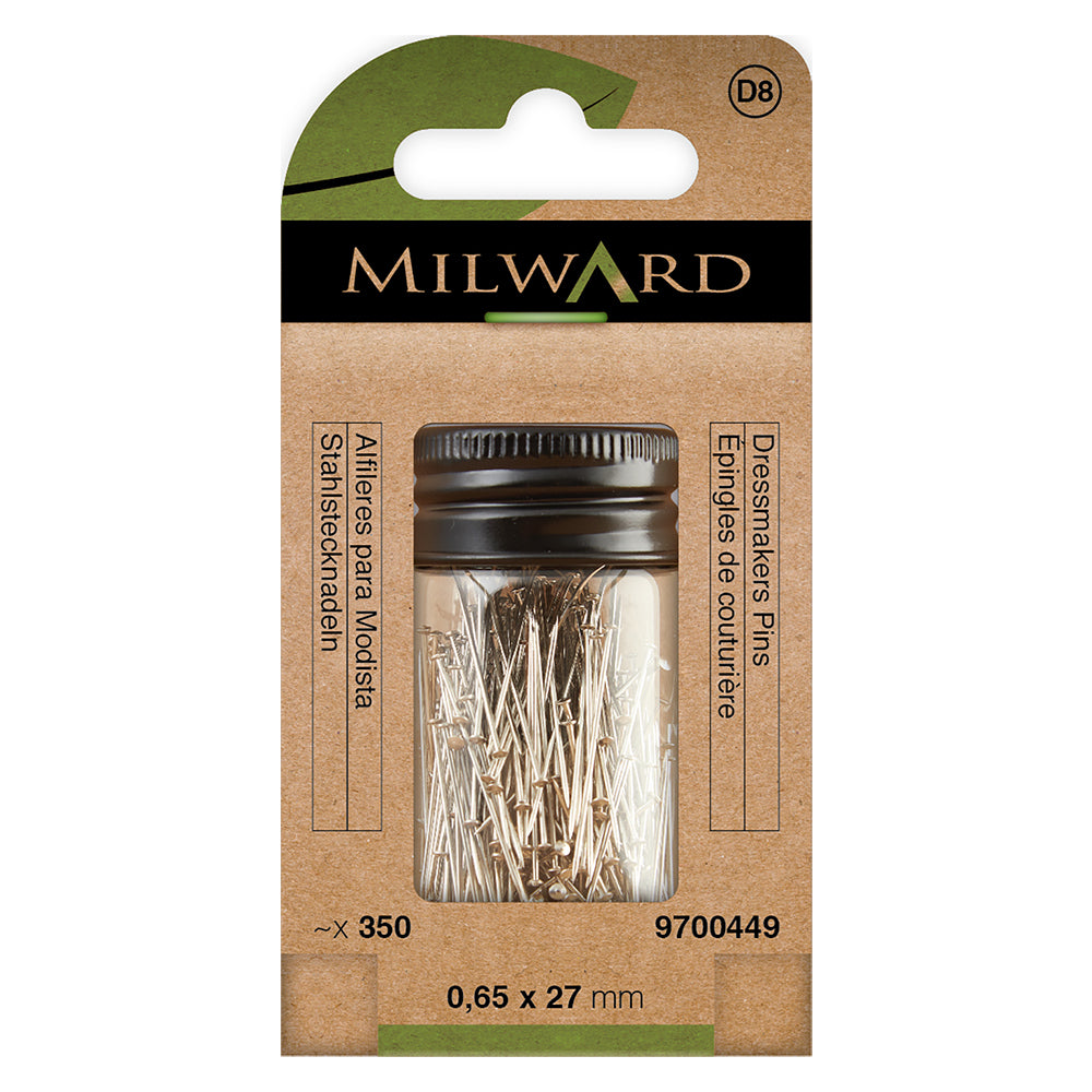 Pack of nickel dressmaker's pins