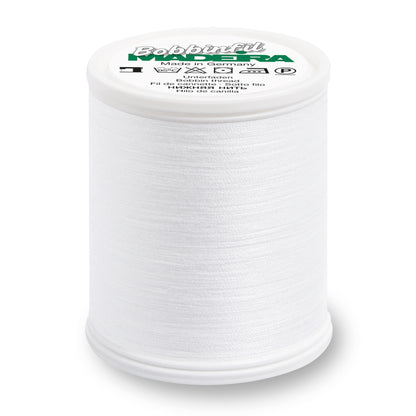 Spool of Madeira Bobbinfil No.70 white bobbin thread