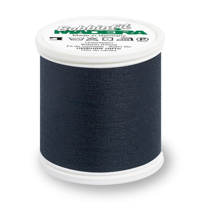 Spool of Madeira Bobbinfil black bobbin thread