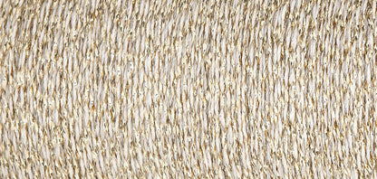 Spool of Madeira Glamour metallic embroidery thread in Gold Dust