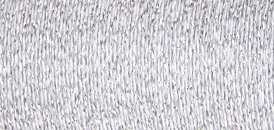 Spool of Madeira Glamour metallic embroidery thread in Silver