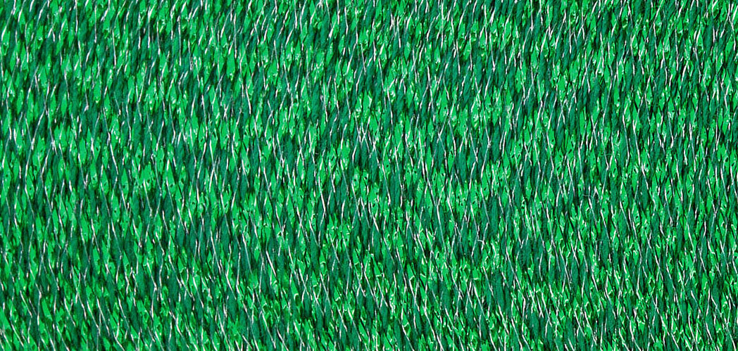 Spool of Madeira Glamour metallic embroidery thread in Emerald